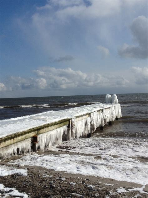 Wallpaper Sea Bay Shore Winter Beach Ice Coast Cliff Horizon