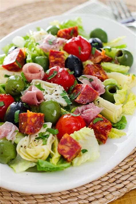 Antipasto is known as the first course of the italian meal. Antipasto Salad with Easy Italian Dressing | Gluten Free Paleo Recipe