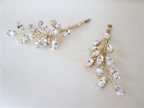 Swarovski Crystal Hair Pins Bridal Crystal Bobby от Sabinakwdesign