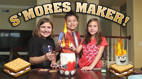 Flaming Marshmallows With The Amazing Smores Maker Youtube