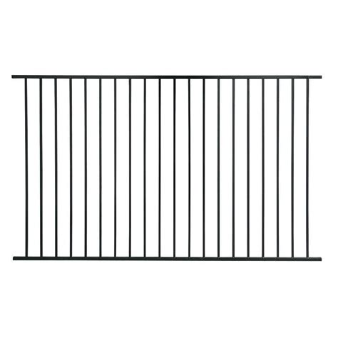 Us Door And Fence Pro Series 484 Ft H X 775 Ft W Black Steel Fence