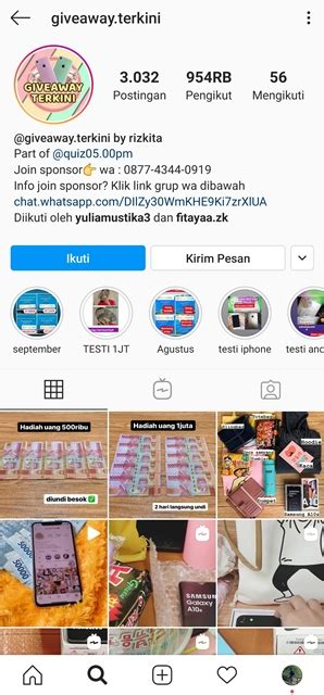 Lucu juga, karena begal dianggap binatang. √ 14 Akun Instagram Yang Sering Mengadakan Giveaway ...