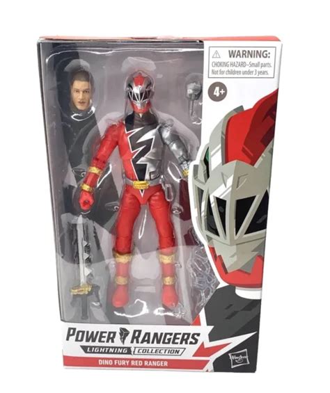 POWER RANGERS DINO Fury Red Ranger Lightning Collection 6 Action