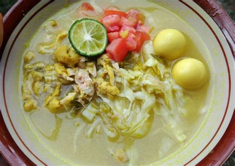 Resep Soto Ayam Lamongan Yang Enak Kreasi Masakan