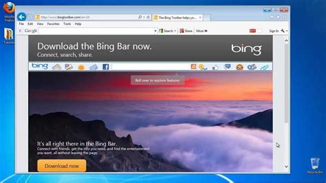 How To Download And Add The Bing Toolbar To Your Internet Browser Youtube