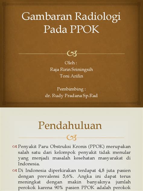 Gambaran Radiologi Pada Ppok Pdf