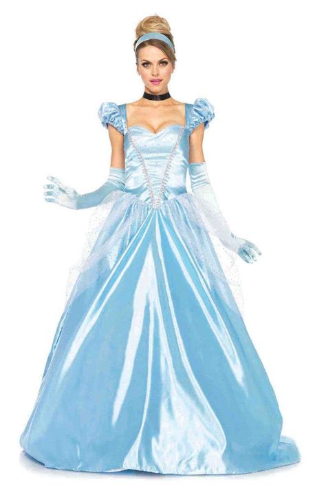 Womens Deluxe Disney Princess Costume Womens Cinderella Costume