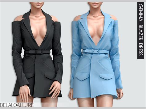 The Sims Resource Gemma Blazer Dress Patreon