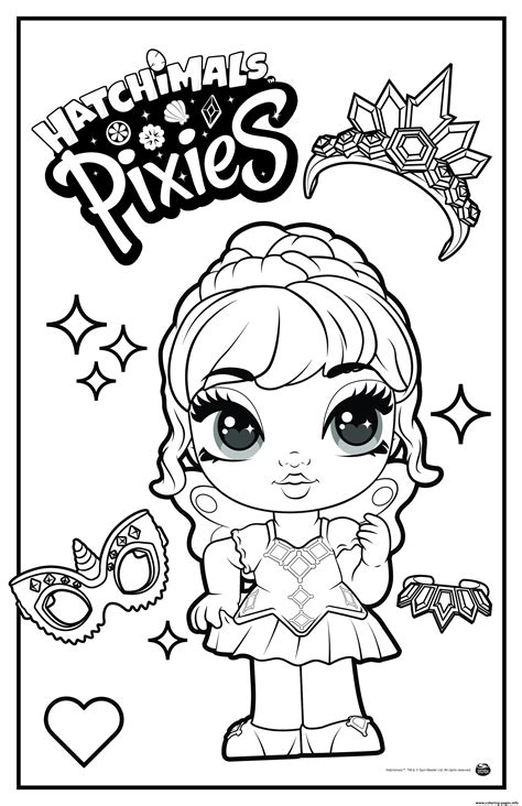 ️hatchimals Pixies Coloring Pages Free Download