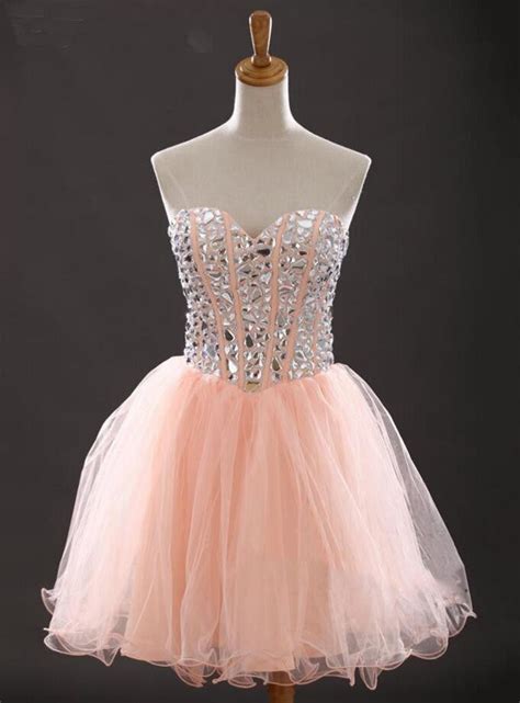 Sweetheart Beading Tulle Sleeveless Charming Homecoming Dress Xt278
