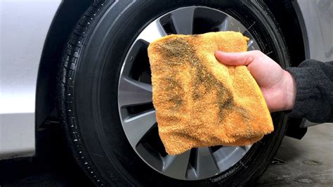 How To Clean Car Tires And Wheels Easily Without A Hose Youtube