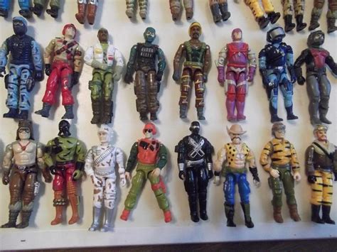 Gi Joe Action Figure Lot 70 Total Old School 80s 90s Hasbro Cobra