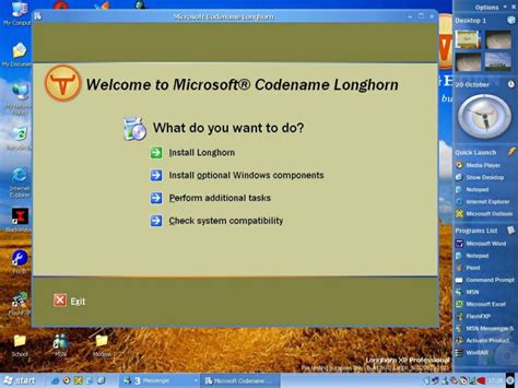 Windows Longhorn Build 3683 Bilderstrecken Winfuturede