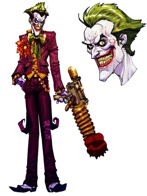 Batman Arkham Asylum Character Designs Joker Character Arkham