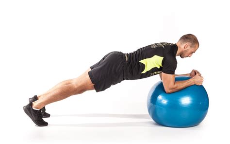 Swiss Ball Plank Leg Lift Total Workout Fitness