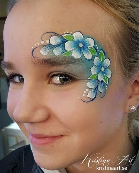 Super Simple Double Dip Flower Face Painting Tutorial Painting Art