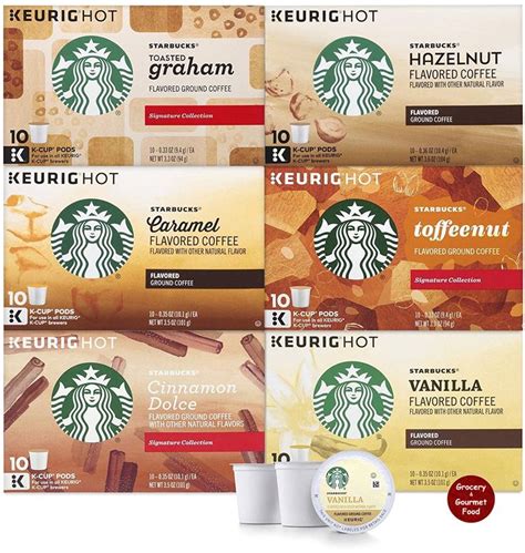 Starbucks K Cup Coffee PodsFlavored CoffeeVariety Pack For Keurig