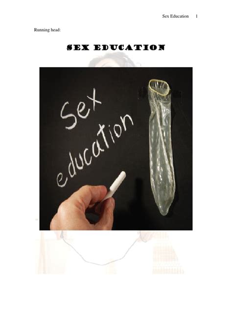 Sex Education Pdf Sex Education Sexual Intercourse