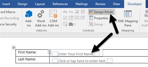 How To Create Fillable Forms In Word