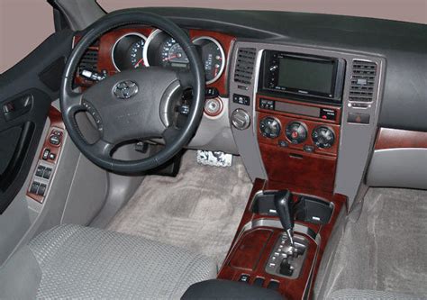 2003 2004 2005 Interior Wood Dash Trim Kit Set For Toyota 4runner 4