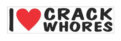 Buy Slap Art I Love Crack Whores Funny Vinyl Decals Bumper Stickers Online At Desertcartindia