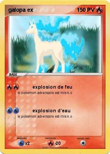 Efficace il ricorso al passaparola, che grazie ai social galoppa in tempo quasi reale. Pokémon galopa ex - explosion de feu - Ma carte Pokémon