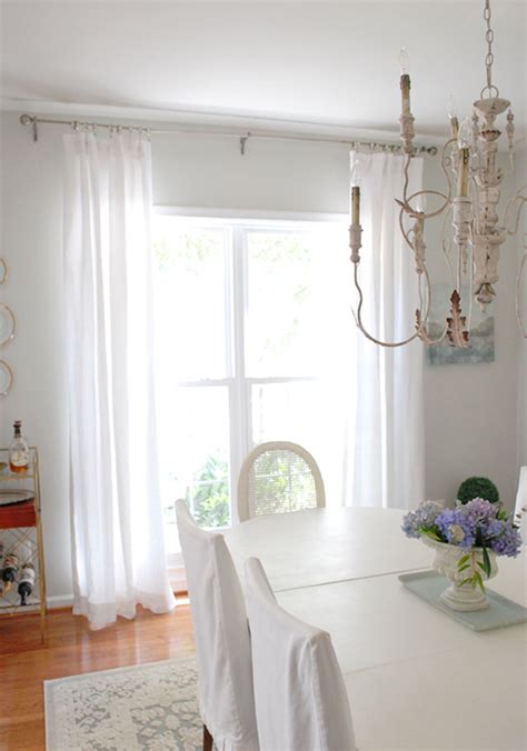 See more ideas about dining room drapes, window treatments, window coverings. Dining Room Updates Including New Linen Draperies | 11 ...