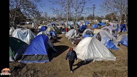 California Tent Cities Grow Massively Youtube