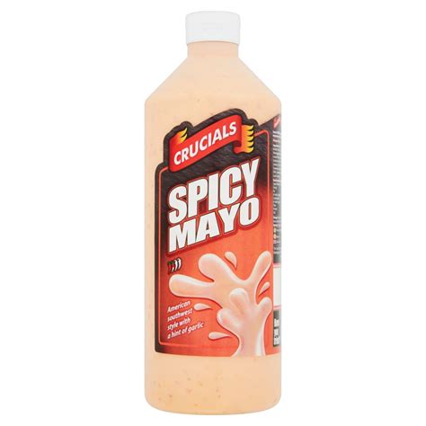 Crucials Spicy Mayo 1 Liter Bottle Halal