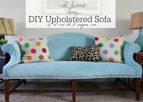 Looking at the same sofa for years can be tedious, especially if the upholstery begins to be torn into pieces. DIY Upholstered Sofa