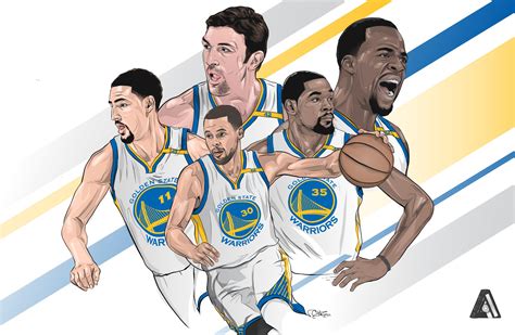 Check Out This Behance Project Golden State Warriors Fan Card Illustration Https