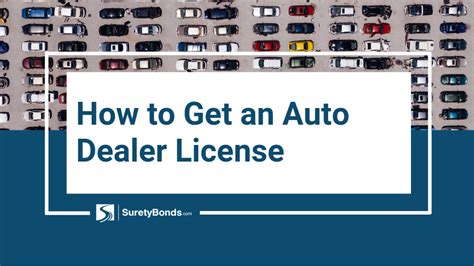 How To Get An Auto Dealer License Surety Bond Insider
