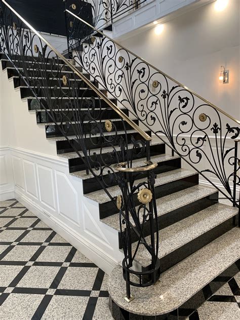 Wrought Iron Stair Balustrades And Railing Custom Staircases