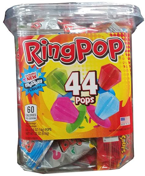Ring Pop Candy Jar Assorted Flavors 44 Ct New Ebay
