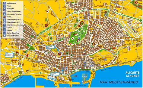 Mapa De La Ciutat Dalacant Recurso Educativo 686534 Tiching