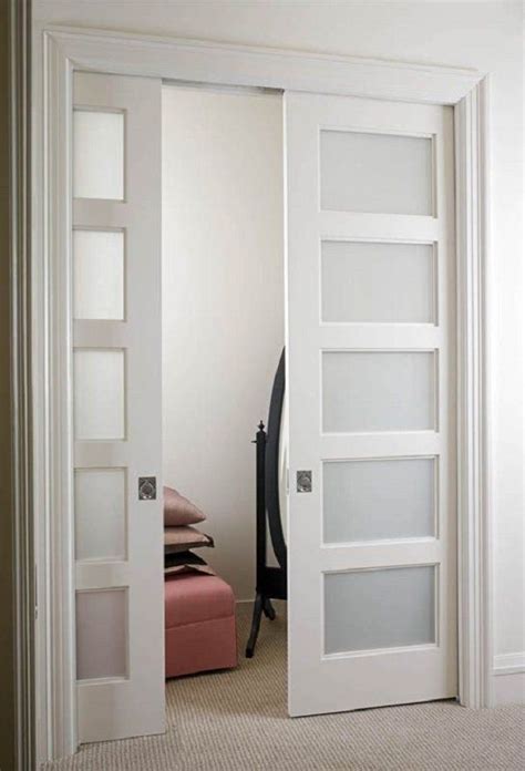 25 Ideas De Puertas Interiores Para El Hogar Bedroom Door Design Glass Pocket Doors Bedroom