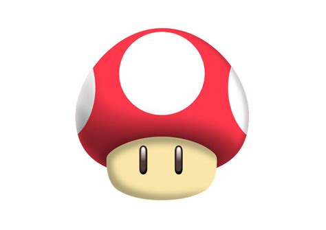 Super Mario Super Mushroom Vector Superawesomevectors