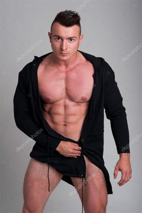 Naked Male Model Posing In Studio Stock Photo By Catalin