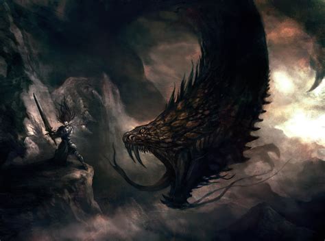 Wallpaper Fantasy Art Dragon Mythology Ghost Ship Darkness