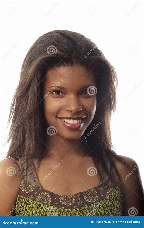 Retrato De Uma Mulher Nova Bonita Foto De Stock Imagem De Cara Fêmea