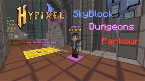 Hypixel Skyblock Dungeons Parkour Minecraft Youtube