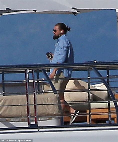 Leonardo Dicaprio Cuts A Lonesome Figure Aboard His 450ft Superyacht In