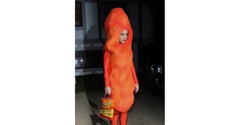 Katy Perry As A Flamin Hot Cheeto Celebrities Dressed Up As Foods