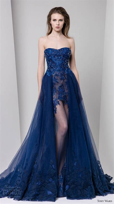 2017 Unbelievable Royal Blue Prom Dressbeading Lace Evening Dresssexy