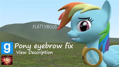 Gmod Ponies Dl Pony Eyebrow Fix By Benno950 On Deviantart