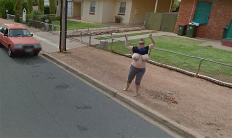 Woman 38 Flashes Google Street View Camera Crosses Off Item On Her