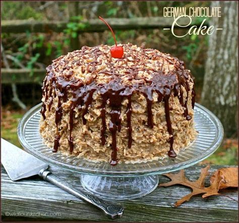 Kicked Up German Chocolate Cake From A Mix With Homemade Coconut Pecan