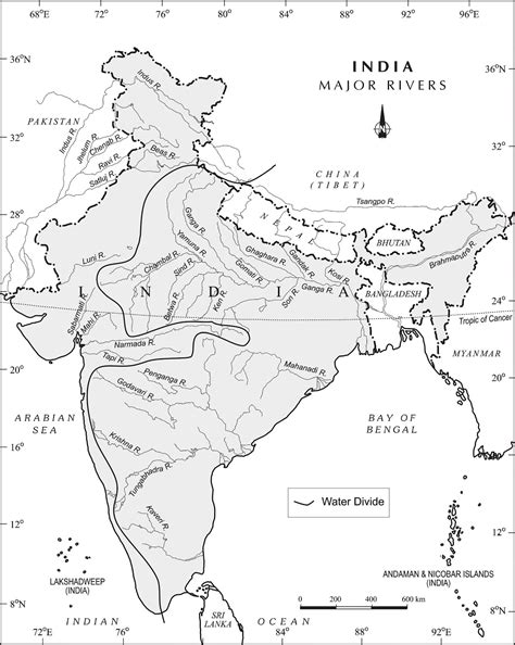 Major Rivers Of India 