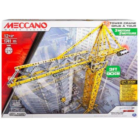 Building Toy Sets And Packs Toys Meccano Erector Tower Crane Model Set