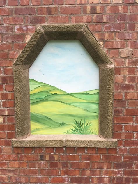 Outdoor Arched Window Murals Experienced Mural Artist Based In
